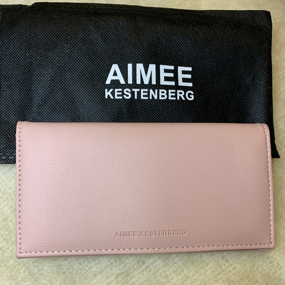 Aimee Kerstenberg blush pink wallet